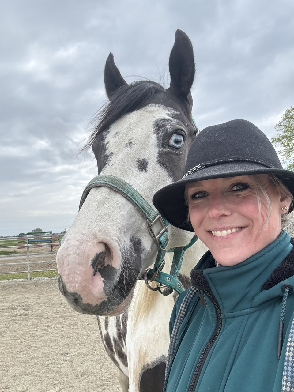 Kristel met haar paard